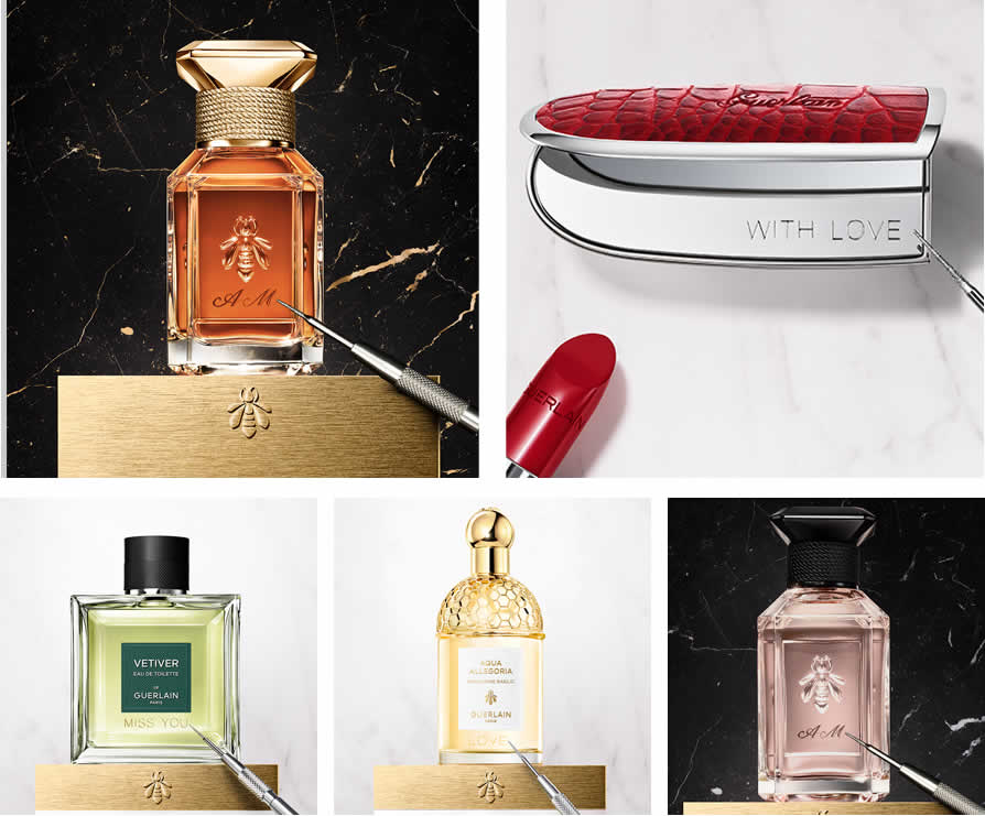 官網購物享香氛、唇膏線上購買享客製化刻字服務